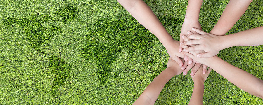 World Environment Day With Global Community Teamwork, Csr And Es